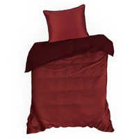 Kép 5/7 - Lunara prémium pamut-szatén ágyneműhuzat Marsala 220x200 cm - 70x80 cm 2db 3