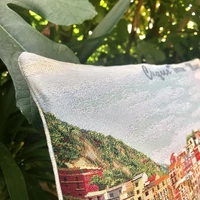Kép 4/5 - Mediterrán Cinque Terre párnahuzat 45x45 cm 3