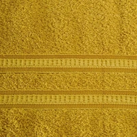 Kép 4/6 - Mila bambusz törölköző Mustársárga 70x140cm 3