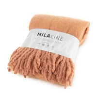 Kép 3/6 - Moher hatású puha takaró Téglavörös 130x170 cm 2