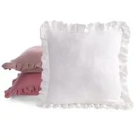 Kép 2/4 - Muslin párnahuzat Bézs 45x45 cm 1