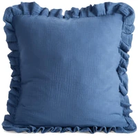 Kép 1/4 - Muslin párnahuzat Gránátkék 45x45 cm