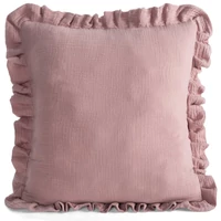 Kép 2/4 - Muslin párnahuzat Pasztell rózsaszín 45x45 cm 1
