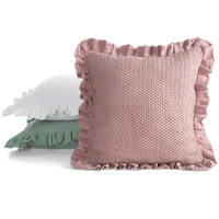 Kép 3/4 - Muslin párnahuzat Zsálya 45x45 cm 2