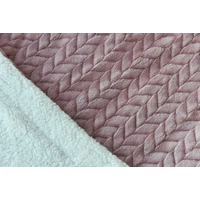 Kép 3/4 - Naturtex sherpa design kétoldalas pléd - Ombre Coral 150x200 cm 2