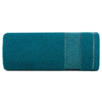 Kép 2/4 - Nessy pamut törölköző vastag fényes csíkkal Sötét türkiz 30x50 cm 6db 1