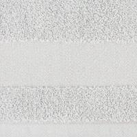 Kép 3/4 - Nessy pamut törölköző vastag fényes csíkkal Világosszürke 30x50 cm 6db 2