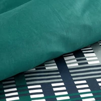 Kép 5/6 - Nika47 pamut-szatén ágyneműhuzat Sötét türkiz 220x200 cm - 70x80 cm 2db 4