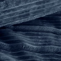 Kép 6/7 - Nina puha plüss pléd Gránátkék 200x220 cm 6