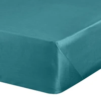 Kép 3/7 - Nova pamut-szatén lepedő Türkiz 220x210 cm sarok