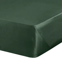 Kép 3/6 - Nova1 pamut-szatén lepedő Sötétzöld 220x210 cm 2