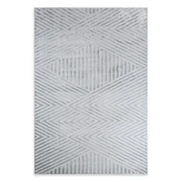 Kép 1/3 - Nova1 sreb szőtt modern szőnyeg Ezüst 60x100 mm - 8 mm