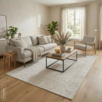 Kép 4/5 - Nova3 szőtt modern szőnyeg Krémszín 80x150 cm 3