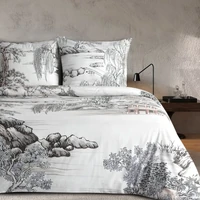 Kép 1/6 - Oriana elegáns pamutszatén ágynemű Fehér 220x200 cm - 70x80 cm 2db