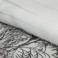 Kép 5/6 - Oriana elegáns pamutszatén ágynemű Fehér 220x200 cm - 70x80 cm 2db 4