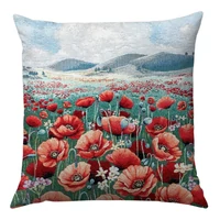 Kép 1/3 - Pipacsmező párnahuzat 45x45 cm