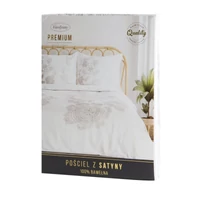 Kép 3/7 - Premium27 pamut-szatén ágyneműhuzat Fehér 140x200 cm - 70x80 cm 1db 1