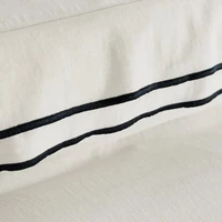 Kép 5/6 - Reina38a pamut ágyneműhuzat Krémszín 220x200 cm - 70x80 cm 2db 4