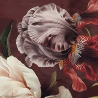 Kép 3/5 - Reina47 pamut-szatén ágyneműhuzat Bordó 160x200 cm - 70x80 cm 2db 2