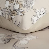 Kép 2/7 - Reina54 pamut-szatén ágyneműhuzat Bézs 220x200 cm - 70x80 cm 2db 6