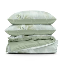 Kép 3/7 - Reina58 pamut-szatén ágyneműhuzat Menta 160x200 cm - 70x80 cm 2db 1