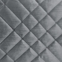 Kép 3/5 - Ria6 bársony ágytakaró Acélszürke 220x240 cm 2