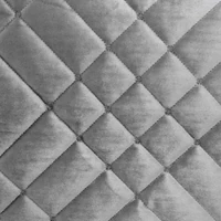 Kép 3/5 - Ria6 bársony ágytakaró Ezüst 200x220 cm 2