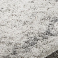 Kép 2/3 - Salena5 szürke szőnyeg Krémszín 60x100 mm - 10 mm 1