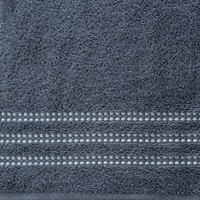 Kép 3/4 - Seba pamut törölköző Acélszürke 30x50 cm 6db 2
