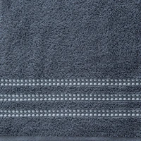 Kép 3/4 - Seba pamut törölköző Acélszürke 70x140 cm 3db 2