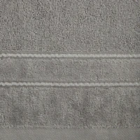 Kép 3/5 - Sibel velúr törölköző Acélszürke 30x50 cm 6db 2