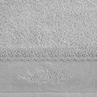 Kép 3/5 - Sisi díszes törölköző Ezüst 70x140 cm 3db 2