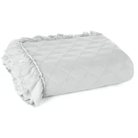 Kép 3/6 - Vanesa mikroszálas ágytakaró Ezüst 220x240 cm 2