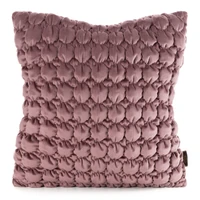Kép 1/2 - Velvet bársony párnahuzat Pasztell rózsaszín 45x45 cm
