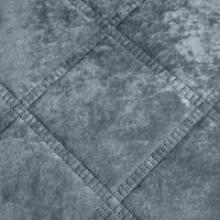 Kép 3/5 - Velvet1 bársony ágytakaró Ezüst 170x210 cm 2