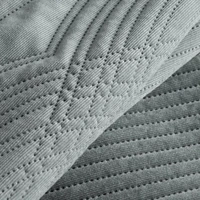 Kép 5/5 - Velvet2 bársony ágytakaró Ezüst 170x210 cm 4