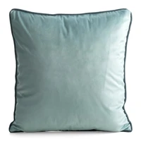 Kép 2/3 - Velvet205 bársony párnahuzat Bézs 45x45 cm 1