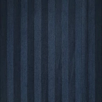 Kép 7/8 - Vera egyszínű csíkos pamutszatén ágynemű garnitúra Gránátkék 160x200 cm - 70x80 cm 2db 4