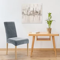 Kép 1/3 - Víztaszító bársony székhuzat 04 Acélszürke 35x55x30 cm