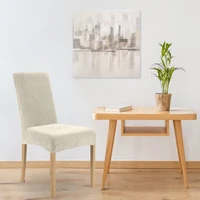 Kép 1/3 - Víztaszító bársony székhuzat 04 Krémszín 35x55x30 cm