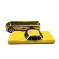 Kép 2/9 - Klasszikus amerikai sárga taxi sütis doboz 300x120x130 mm 1