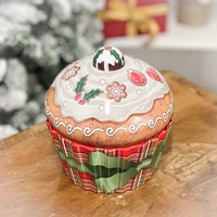 Kép 5/5 - Óriás muffin sütis doboz csíkos mézeskalácsos 4