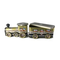 Kép 4/9 - Santa Express aranyezüst vonat sütis doboz 385x90x100 mm 3