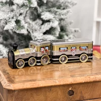 Kép 9/9 - Santa Express aranyezüst vonat sütis doboz 385x90x100 mm 8