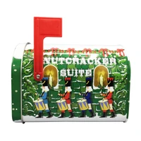 Kép 3/5 - Zöld postaláda sütis doboz közepes 114x92x159 mm 2