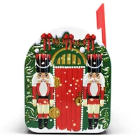 Kép 4/5 - Zöld postaláda sütis doboz közepes 114x92x159 mm 3