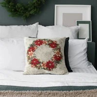 Kép 2/2 - gobelin-karacsonyi-parnahuzat-natur-piros-45-x-45-cm-hangulatkep
