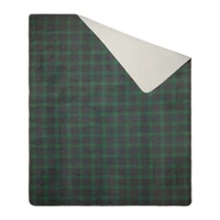 Kép 2/4 - bell-kockas-pamut-akril-takaro-fekete-zold-200-x-220-cm-hatter-nelkul