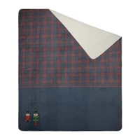 Kép 2/4 - peter-karacsonyi-pamut-akril-takaro-sotetkek-bordo-200-x-220-cm-hatter-nelkul
