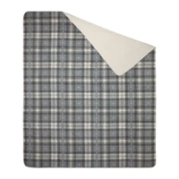 Kép 2/4 - santa-karacsonyi-pamut-akril-takaro-szurke-200-x-220-cm-hatter-nelkul